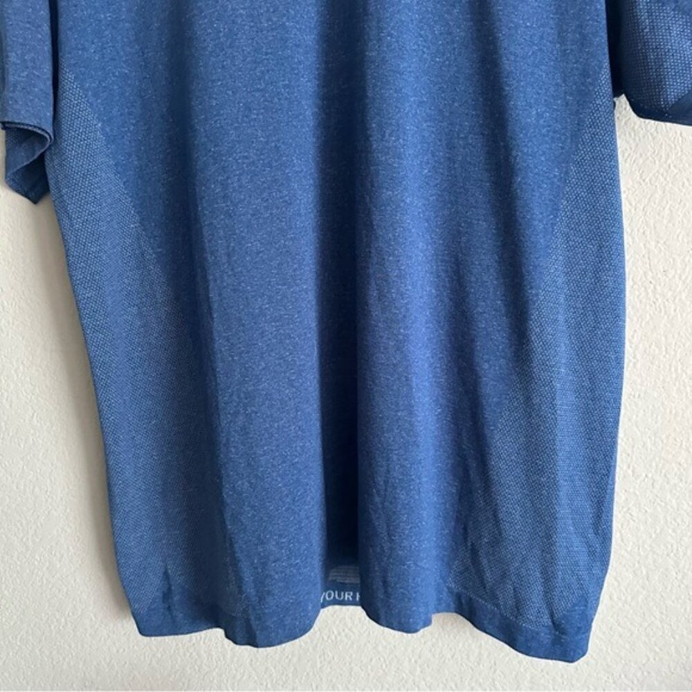 Lululemon Metal Vent Tech Short-Sleeve Shirt Men's Original Slim Fit Blue Sz XL - Picture 4 of 10